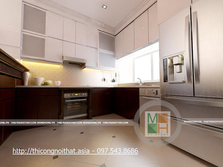Thiết kế nội thất biệt thự ở Hoàng Mai - Nhà Anh Bắc